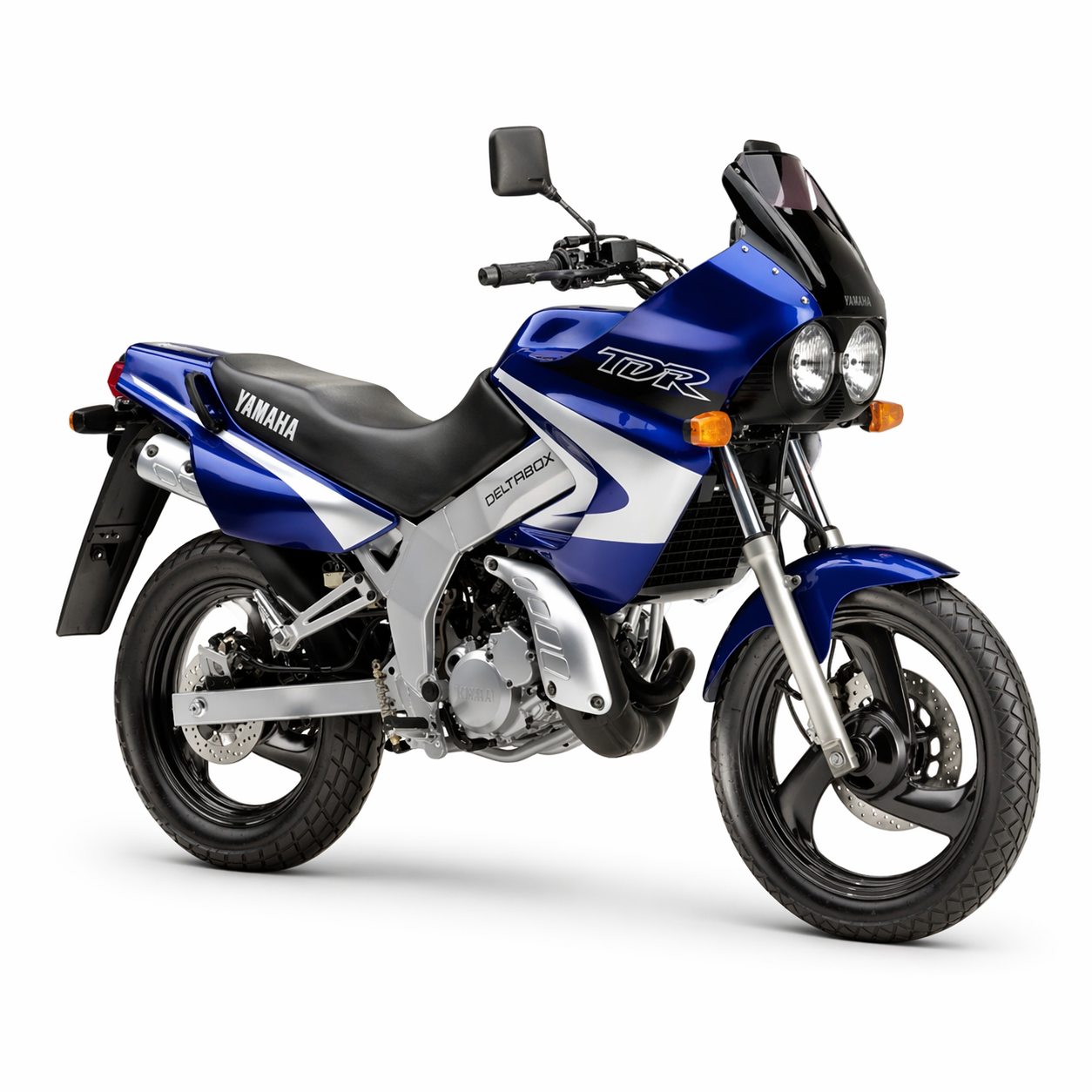 Emblème Yamaha 3SH-F173H-00 Noir - Pour TDR 125 Modèle 1991, Pièce Neuve D'origine