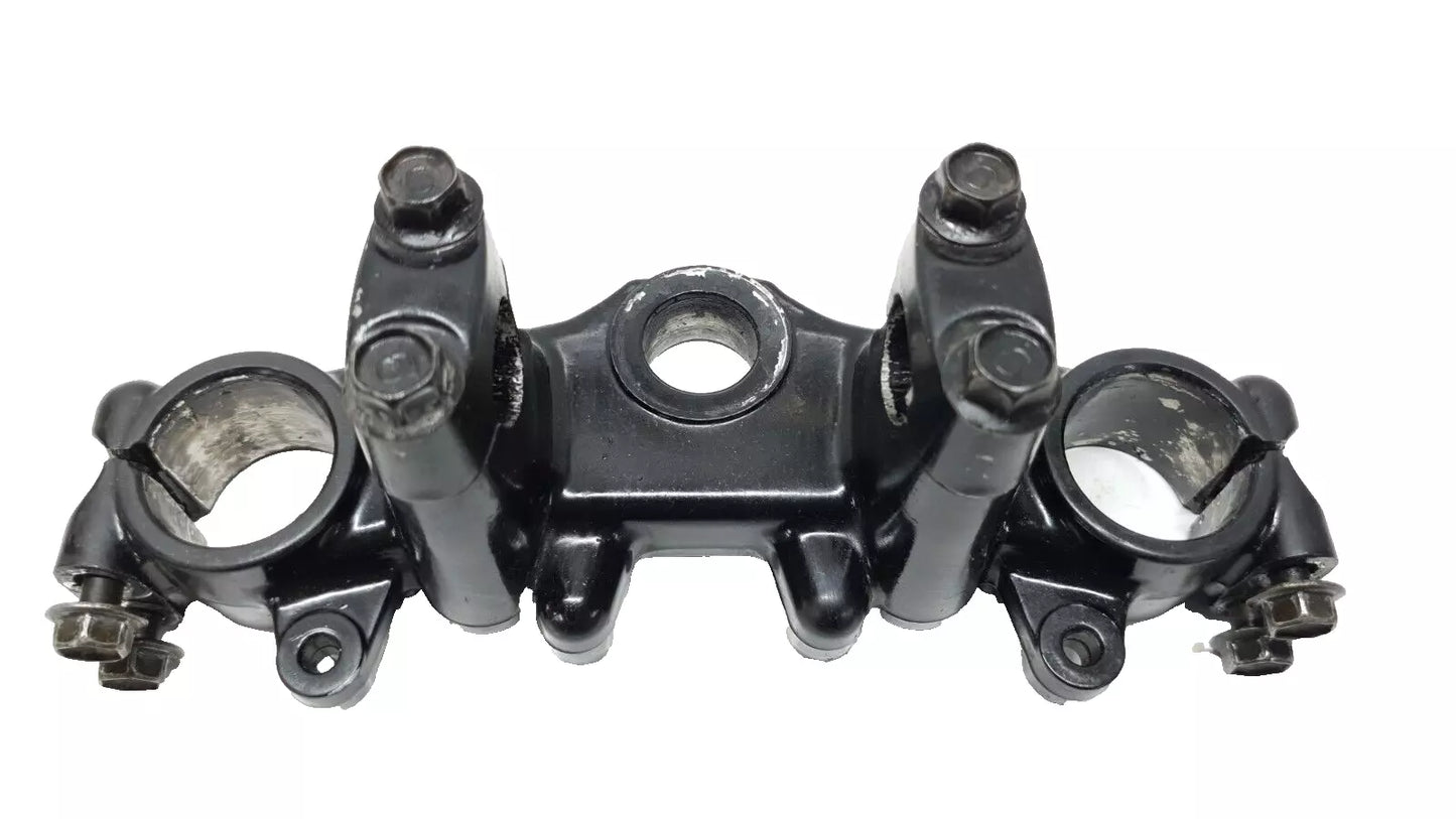 Té de fourche supérieur Yamaha DT125LC 1987 n°3 Réf : 34X-23435-00-98