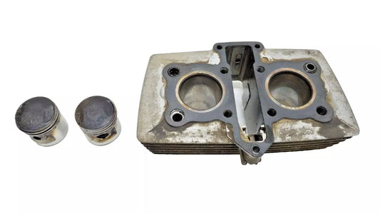 Cylindre & pistons 44m Honda CM 125 T 1978-1981 N°2 Réf : 12100-399-000