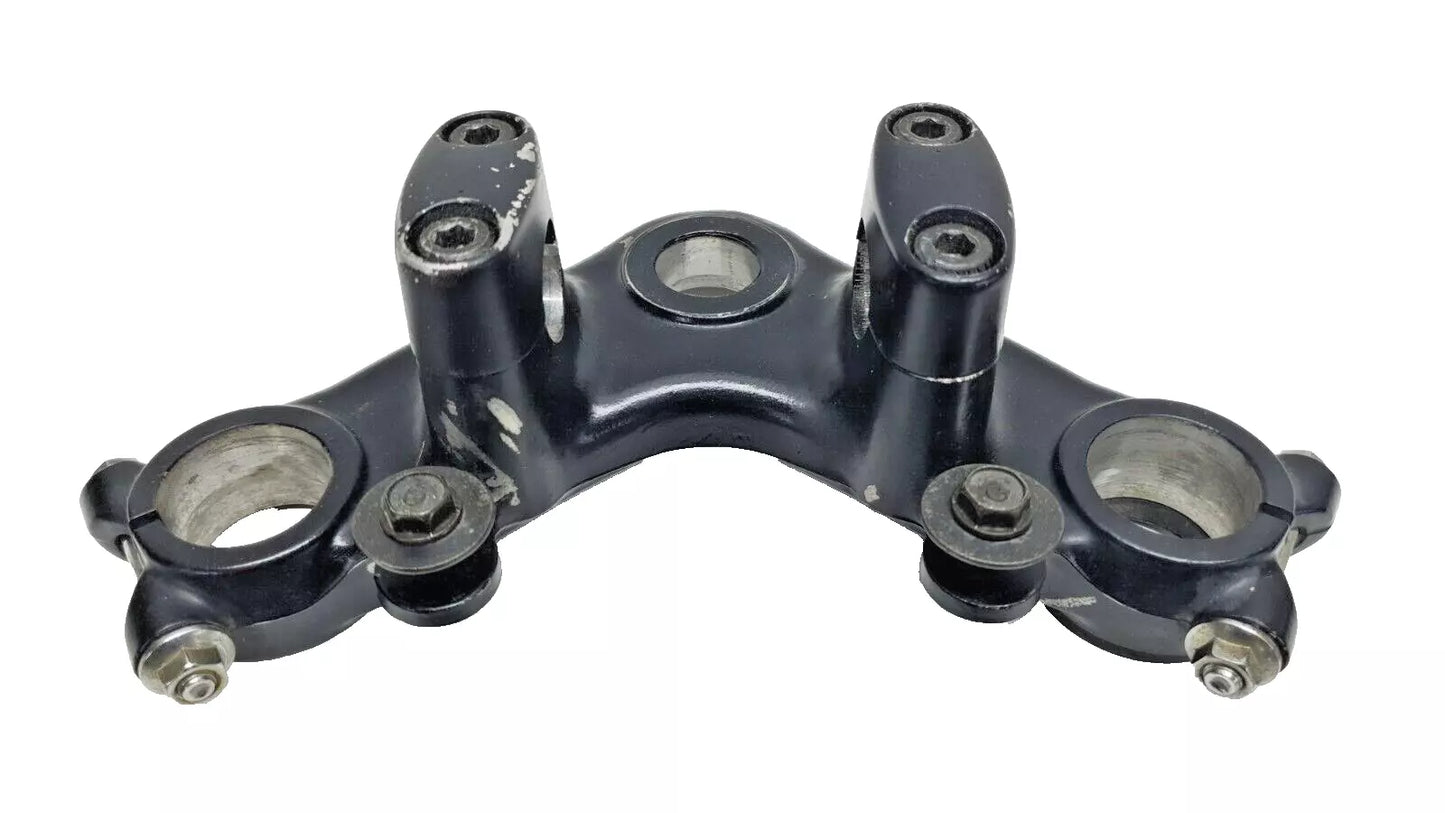 Té de fourche supérieur Honda CM 125 Custom 1987 Réf : 53231-KB4-000