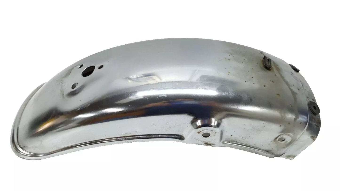 Garde boue arrière chrome Suzuki GN 125 2001 Réf : 63110-38313-000