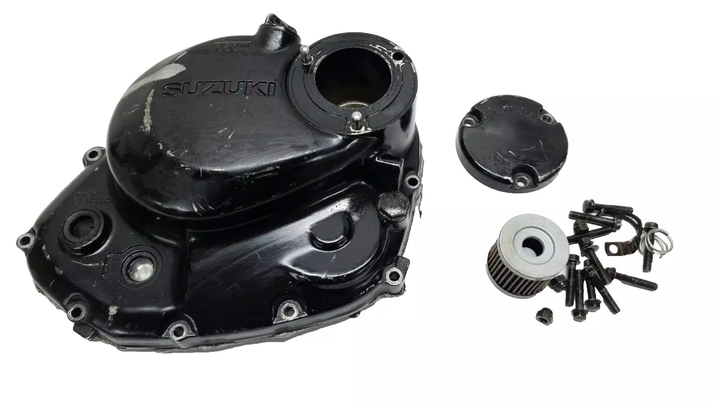 Carter droit d'embrayage Suzuki 125 DR 1985 n°2 Réf: 11340-42A00-000