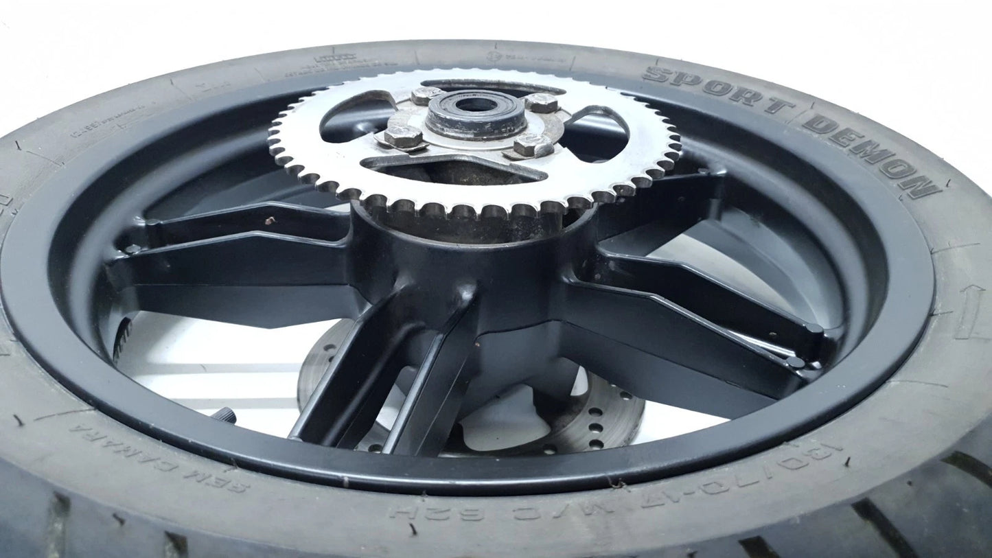 Roue arrière Yamaha TZR 50 2008 n°4 Réf : 5WXF53702000
