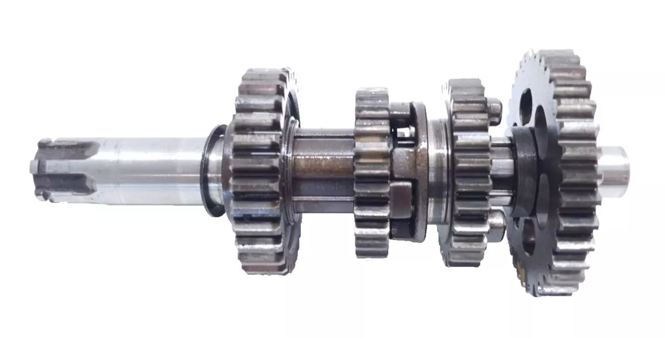 Arbre secondaire de boite de vitesse Honda CM 125 T 1978 n°4 Réf : 23221-402-010