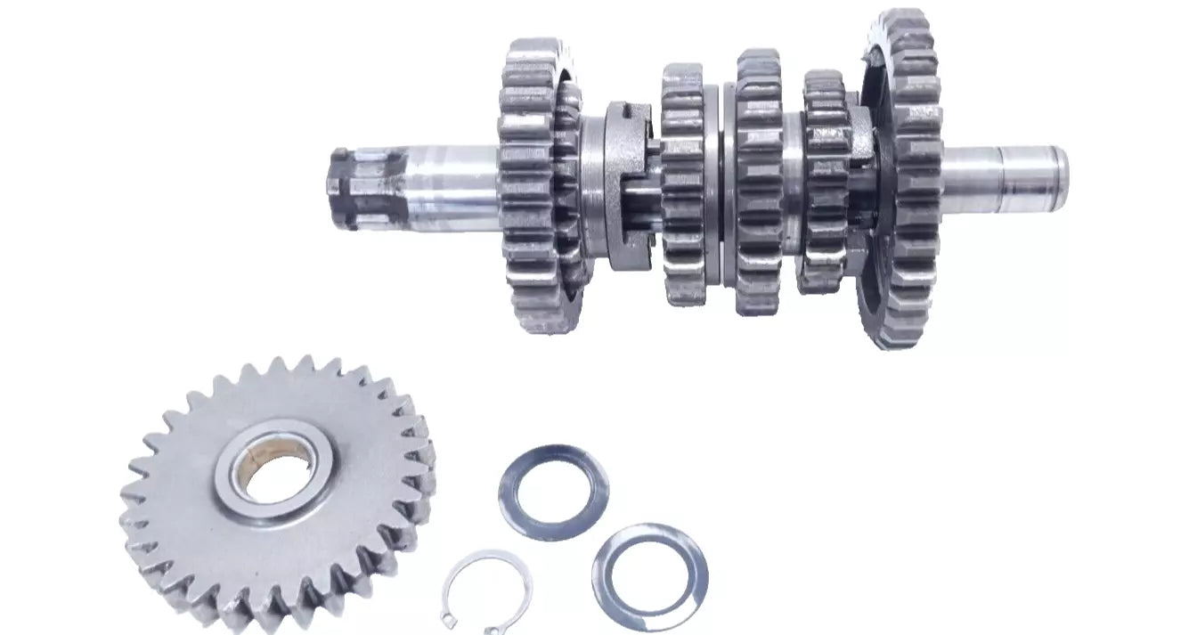 Arbre secondaire de boite de vitesse Yamaha DT125LC 1983 n°2
