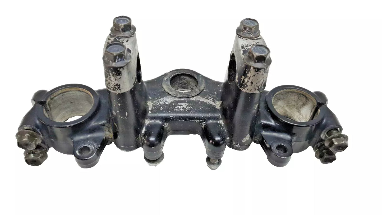 Té de fourche supérieur Yamaha DT125LC 1986 Réf : 34X-23435-00-98
