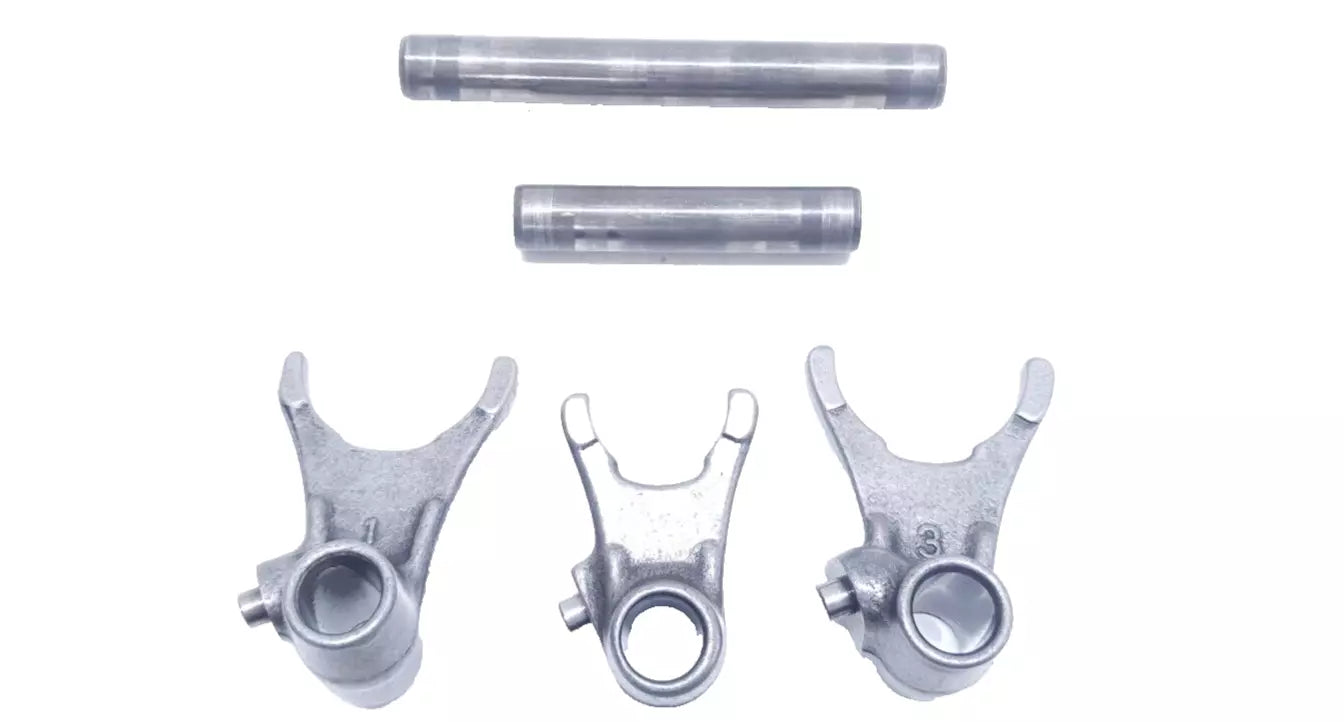 Fourchettes de boite de vitesse 1-2 Yamaha DT80LC 1985 Réf : 5R2-18511-00-00