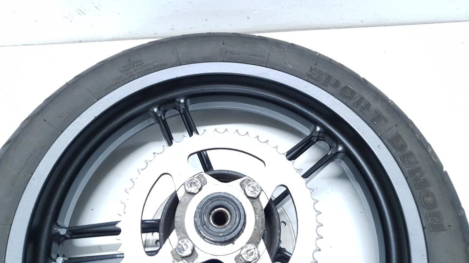 Roue arrière Yamaha TZR 50 2008 n°4 Réf : 5WXF53702000