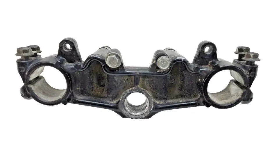 Té de fourche supérieur Yamaha DT125LC 1986 Réf : 34X-23435-00-98