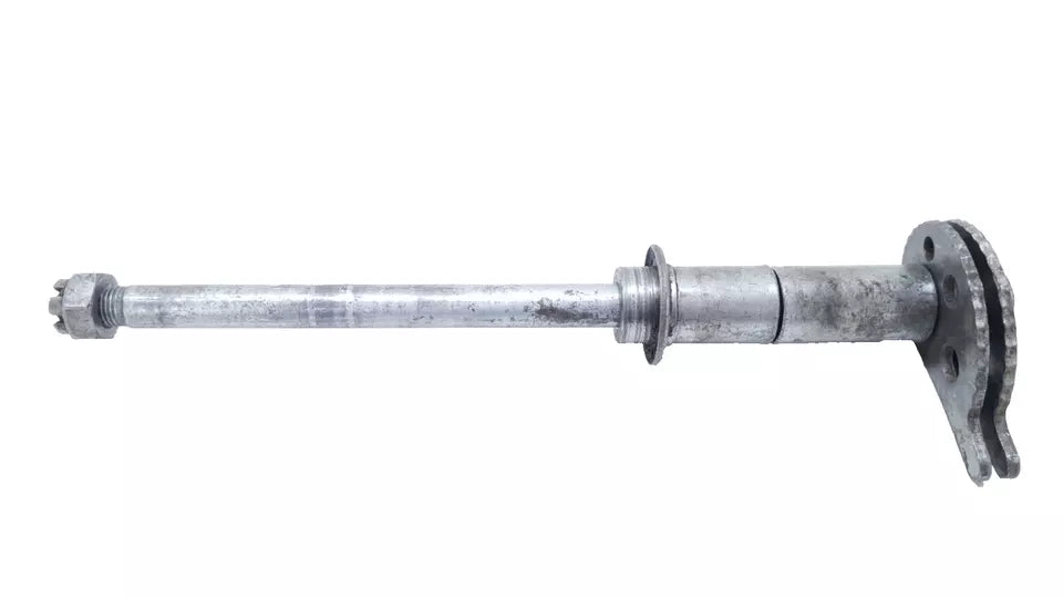 Axe de roue arrière Yamaha DT125LC 1987 n°15 Réf 37F-25381-00-00