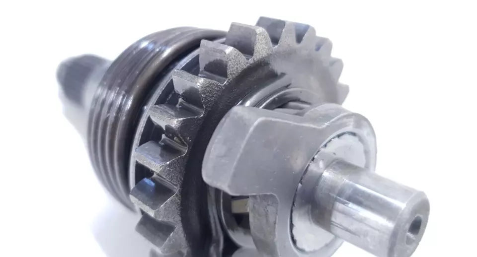 Axe de kick Yamaha DT125LC 1982 n°2 Start shaft