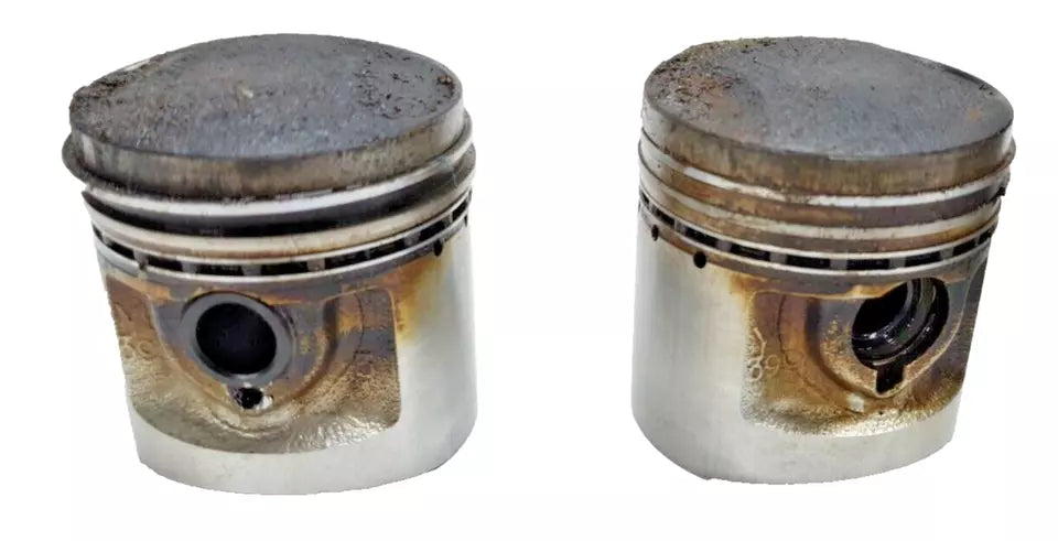 Cylindre & pistons 44m Honda CM 125 T 1978-1981 N°2 Réf : 12100-399-000
