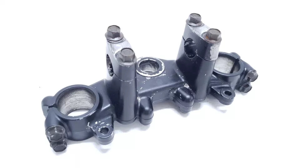 Té de fourche supérieur Yamaha DT125LC 1987 n°16 Réf : 34X-23435-00-98
