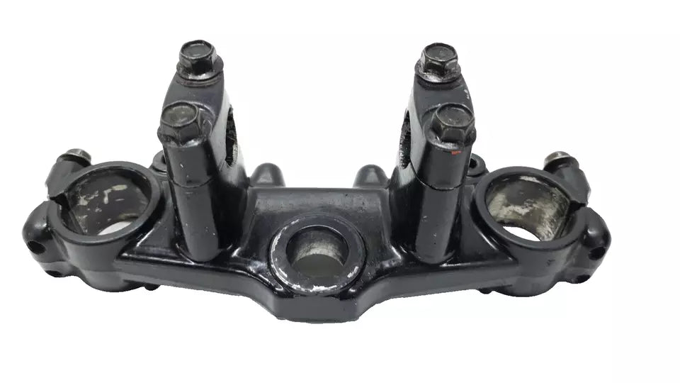 Té de fourche supérieur Yamaha DT125LC 1987 n°3 Réf : 34X-23435-00-98