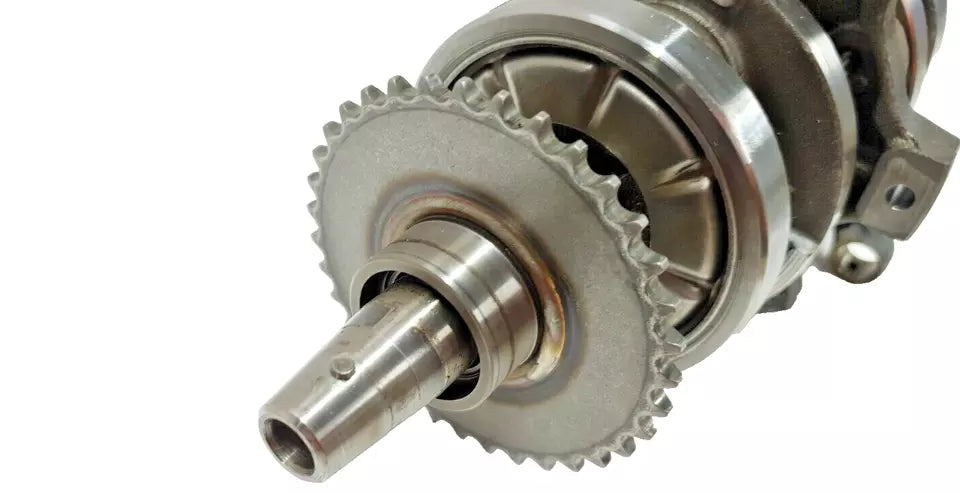 Vilebrequin complet Honda CM 125 T 1978-1981 n°3 Réf : 13000-402-000