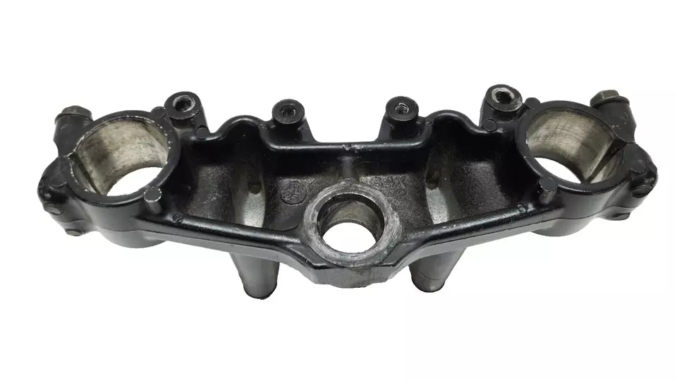 Té de fourche supérieur Yamaha DT125LC 1987 n°12 Réf : 34X-23435-00-98