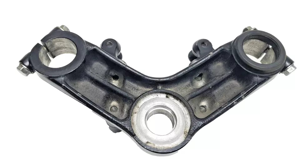 Té de fourche supérieur Honda CM 125 Custom 1987 Réf : 53231-KB4-000