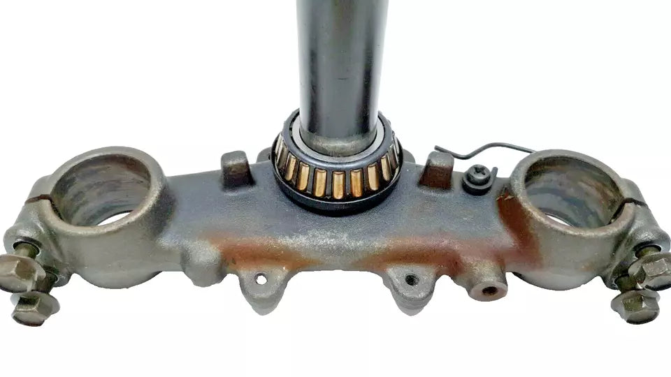 Té de fourche inférieur Yamaha DT125LC 1987 n°2 Réf : 53V-23340-00-90