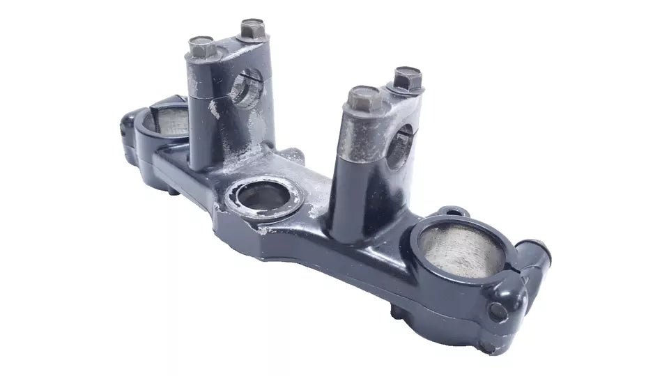 Té de fourche supérieur Yamaha DT125LC 1987 n°17 Réf : 34X-23435-00-98