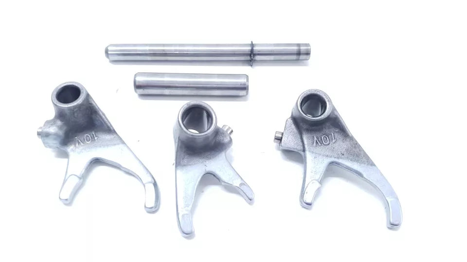 Fourchettes de boite de vitesse Yamaha DT125LC 1987 n°19 Réf : 10V-18511-00-00