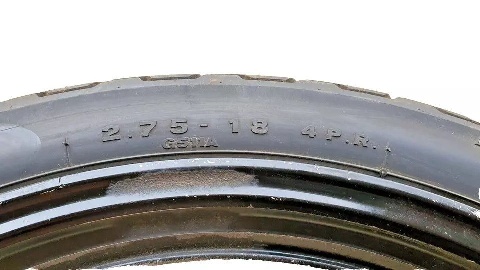 Roue arrière Yamaha YBR 125 2005 Réf : 4GU-F5338-10-33