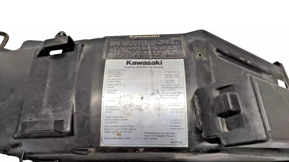 Garde boue arrière Kawasaki GPX 600 R 1989 Réf : 35023-1185