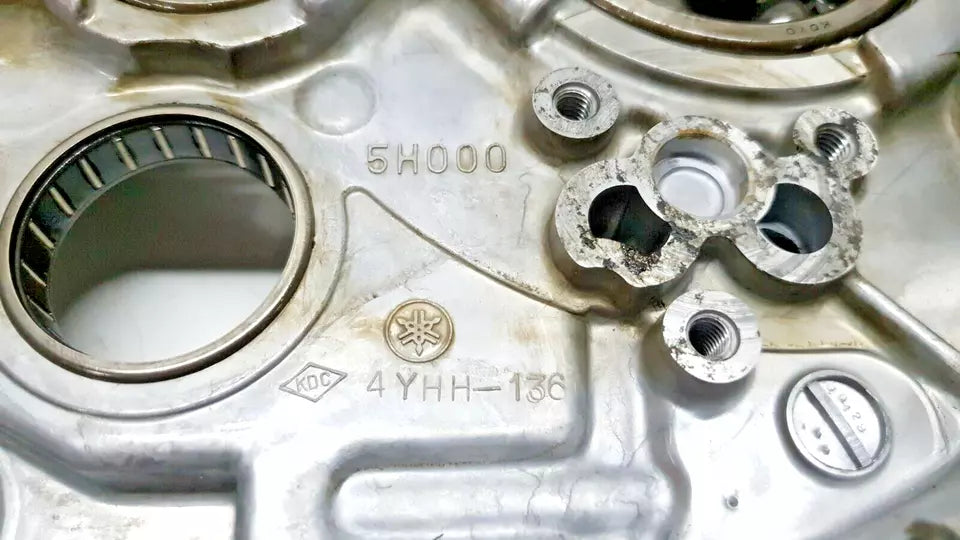 Carter moteur central droit Yamaha SR125 3MW2 1989 Réf : 5N0-15100-00-00