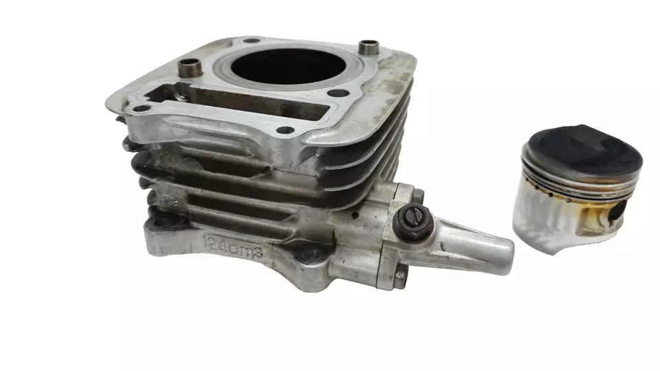 Cylindre & piston 57mm Suzuki 125 DR 1985 Réf : 11210-05211-0F0