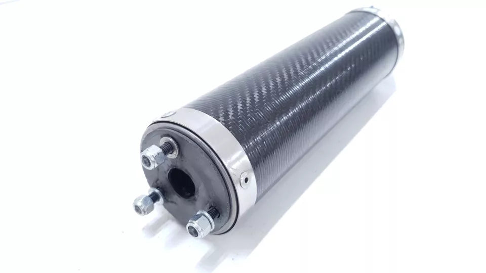 Pot d'échappement imitation carbone Yamaha TZR 50 2012