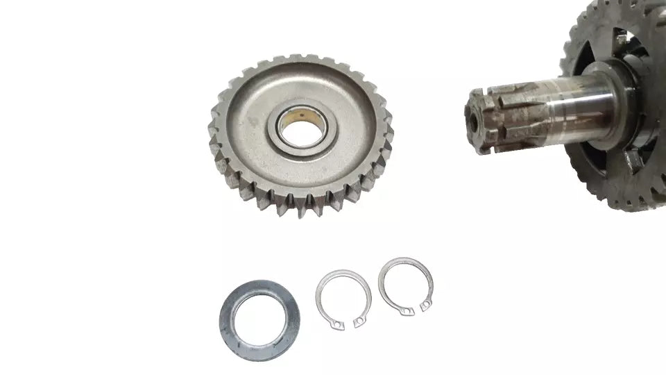 Arbre secondaire Yamaha DT125LC 1987 n°9 Réf : 10V-17421-00-00
