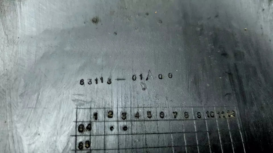 Garde boue arrière Suzuki TSX 125 1984 Réf : 63113-01A00-08Y