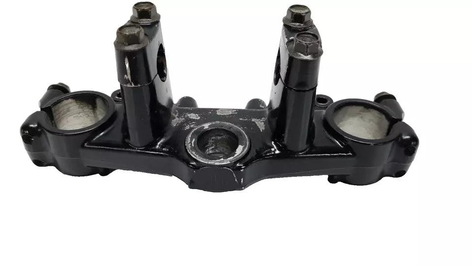 Té de fourche supérieur Yamaha DT125LC 1987 n°7 Réf : 34X-23435-00-98