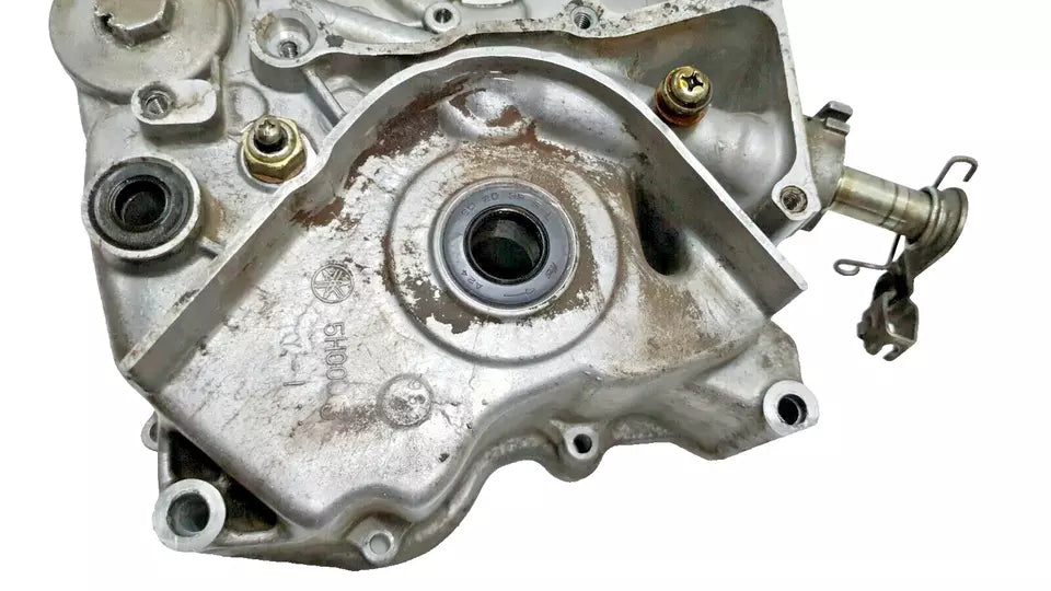 Carter moteur central gauche Yamaha SR125 3MW2 1989 Réf : 5N0-15100-00-00
