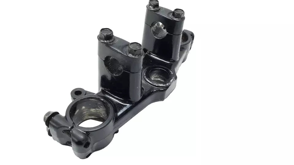 Té de fourche supérieur Yamaha DT125LC 1987 n°3 Réf : 34X-23435-00-98