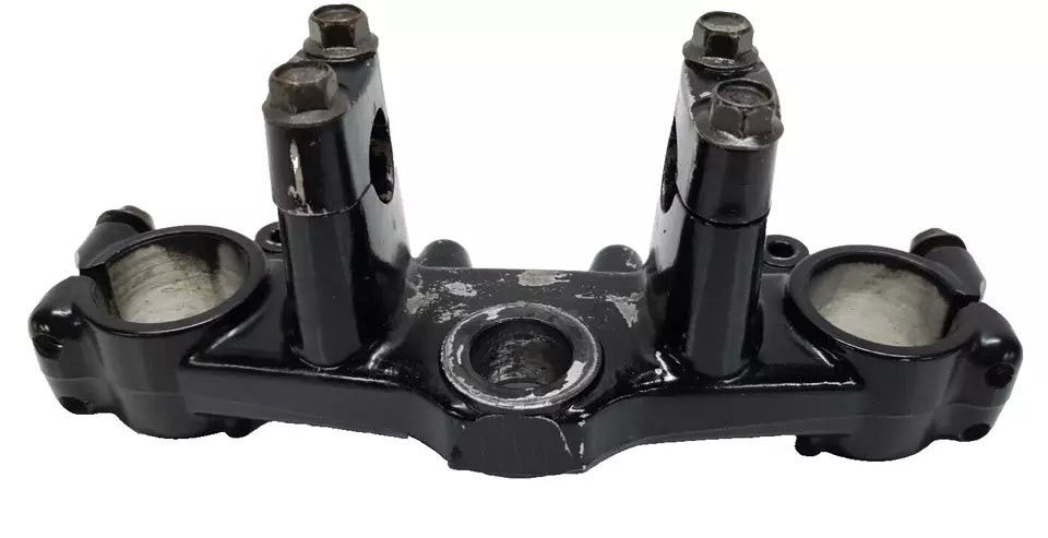 Té de fourche supérieur Yamaha DT125LC 1987 n°7 Réf : 34X-23435-00-98