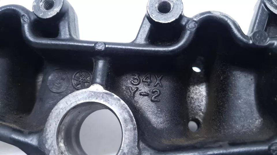 Té de fourche supérieur Yamaha DT125LC 1987 n°18 Réf : 34X-23435-00-98