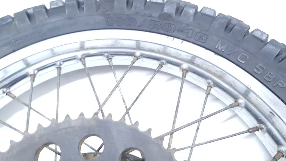 Roue arrière Yamaha DT125LC 1987 n°18 Réf : 94418-18171-00