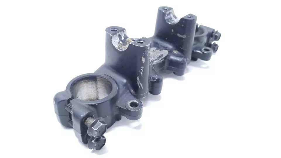 Té de fourche supérieur Yamaha DT125LC 1987 n°18 Réf : 34X-23435-00-98