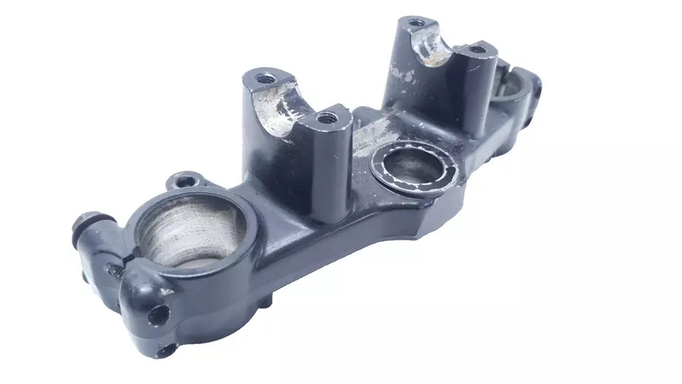 Té de fourche supérieur Yamaha DT125LC 1987 n°18 Réf : 34X-23435-00-98