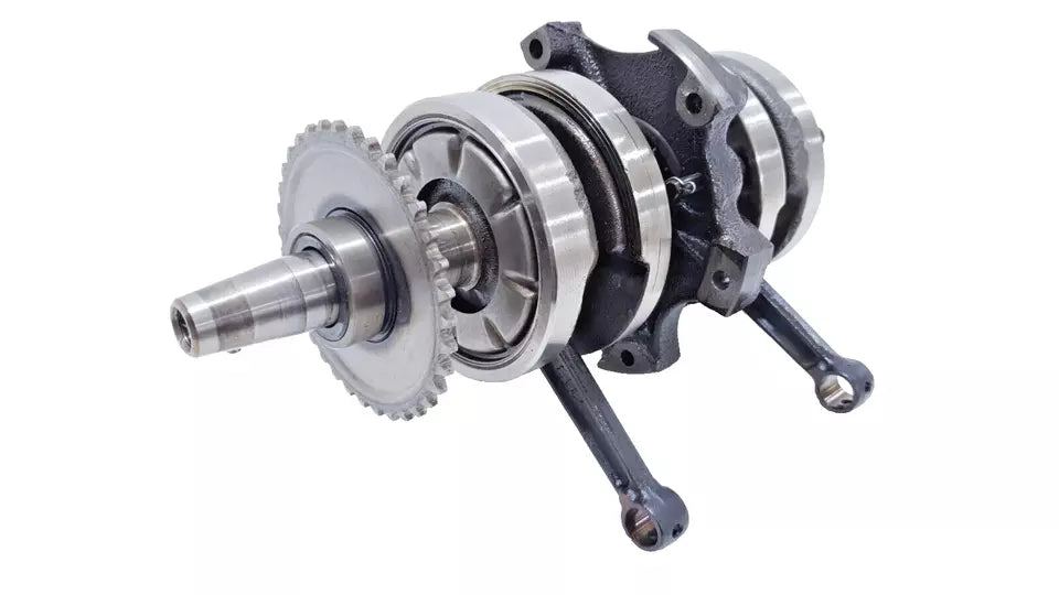 Vilebrequin complet Honda CM 125 T 1978 n°4 Réf : 13000-402-000