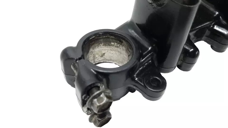 Té de fourche supérieur Yamaha DT125LC 1987 n°3 Réf : 34X-23435-00-98