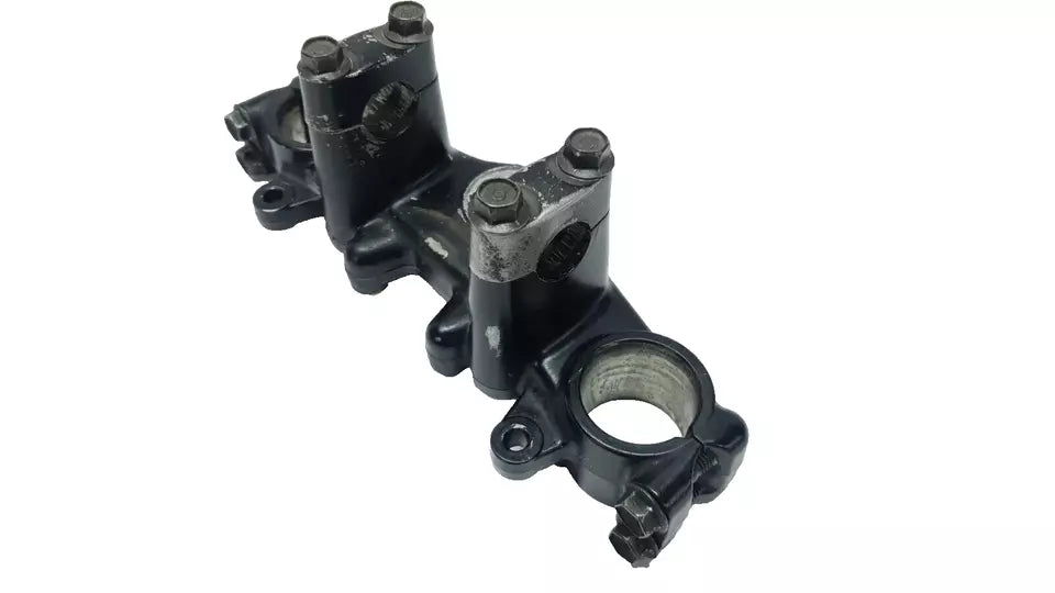 Té de fourche supérieur Yamaha DT125LC 1987 n°10 Réf : 34X-23435-00-98