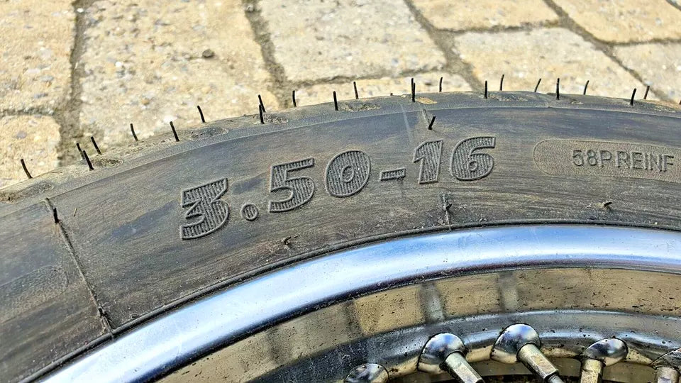 Roue arrière Yamaha SR125 3MW2 1989 Réf : 5H0-25311-00-38