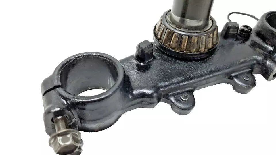 Té de fourche inférieur Yamaha DT125LC 1987 n°3 Réf : 53V-23340-00-90