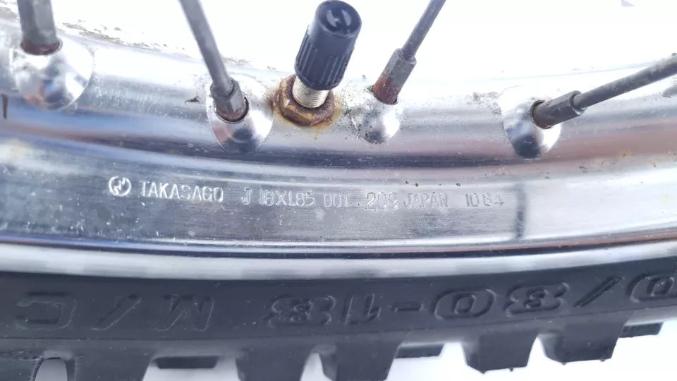 Roue arrière Yamaha DT125LC 1987 n°18 Réf : 94418-18171-00