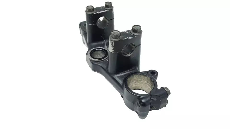 Té de fourche supérieur Yamaha DT125LC 1987 n°11 Réf : 34X-23435-00-98