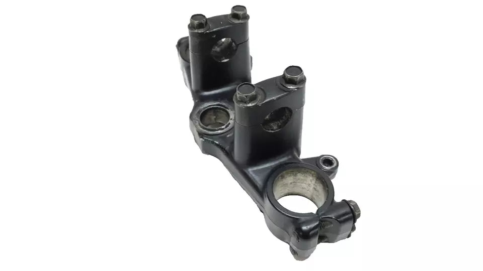 Té de fourche supérieur Yamaha DT125LC 1987 n°12 Réf : 34X-23435-00-98