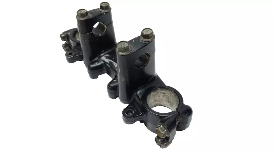 Té de fourche supérieur Yamaha DT125LC 1987 n°9 Réf : 34X-23435-00-98