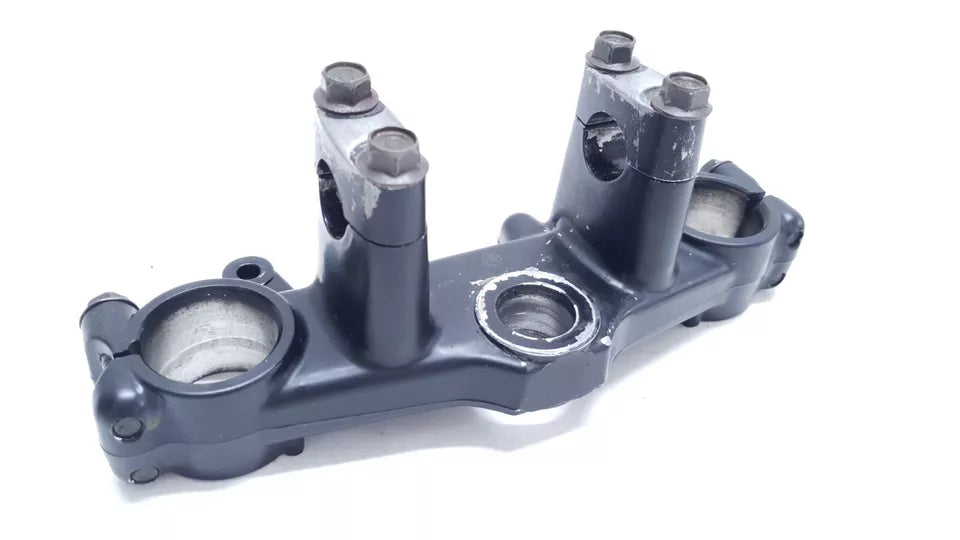Té de fourche supérieur Yamaha DT125LC 1987 n°16 Réf : 34X-23435-00-98