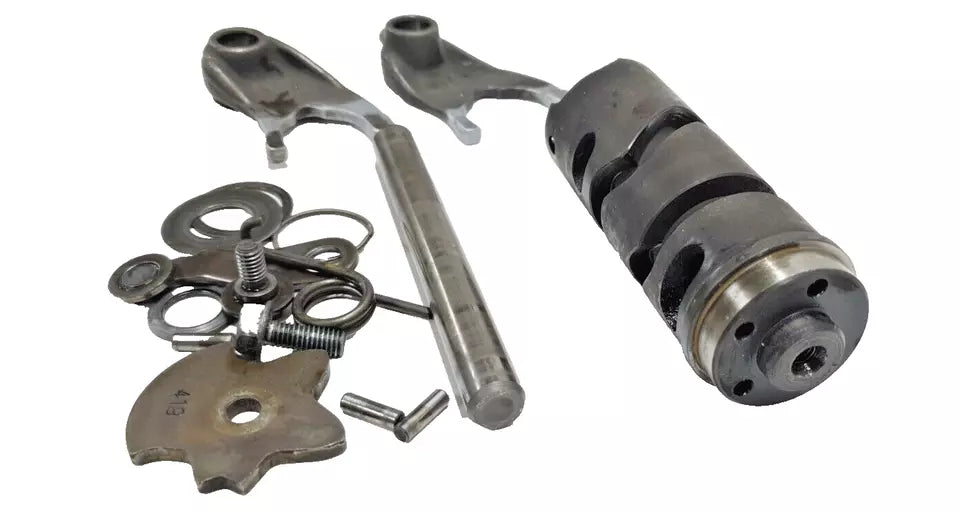 Barillet & fourchettes Honda CM 125 T 1978-1981 N°2 Réf : 24301-418-010